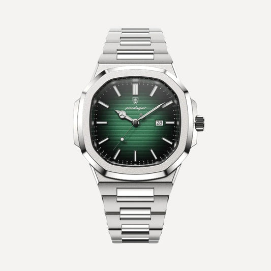 Reloj Orden 7® Prestige + Collar + Pulsera enchapados en oro